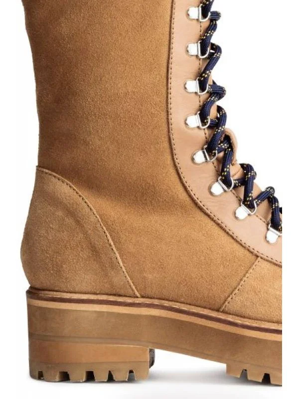 Cizme H&M EU 38 | Bej, Piele naturală - Image 3