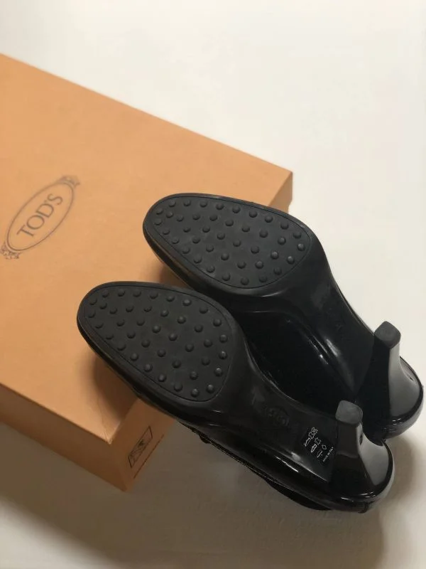 Ghete TODS EU 38 | Negru, Piele naturală - Image 5