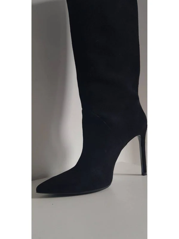 Cizme EVA MINGE EU 39 | Negru, Piele naturală - Image 8