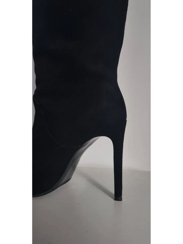 Cizme EVA MINGE EU 39 | Negru, Piele naturală - Image 9