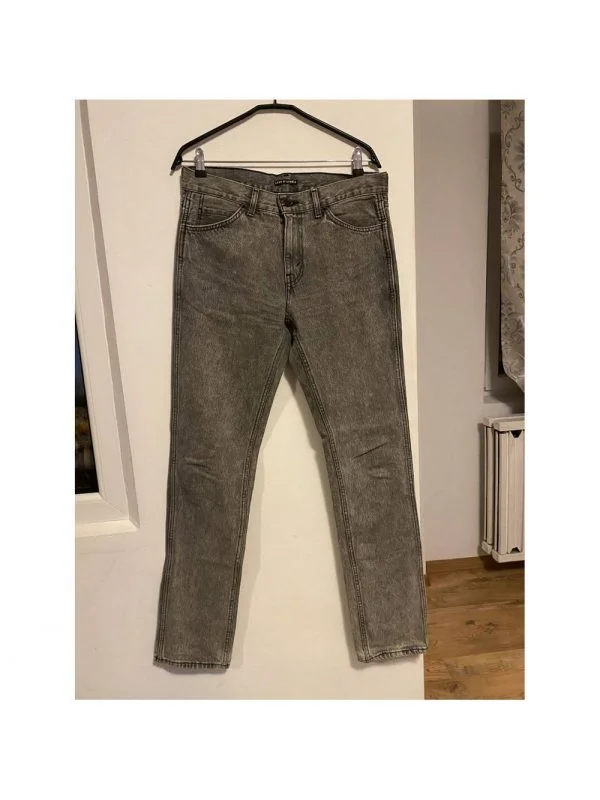 Blugi Levi's M | Gri, Lungi, Bumbac - Image 2