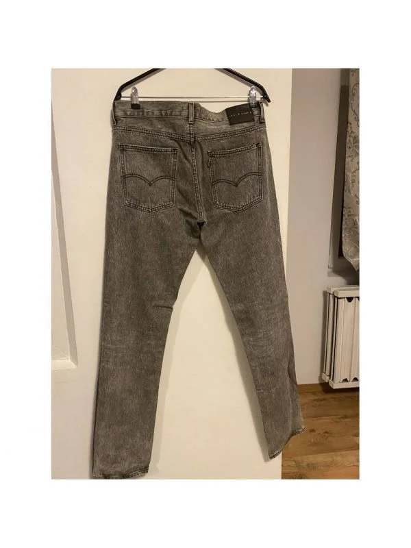 Blugi Levi's M | Gri, Lungi, Bumbac - Image 3