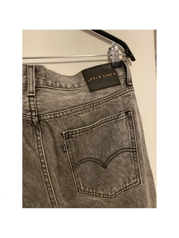 Blugi Levi's M | Gri, Lungi, Bumbac - Image 4
