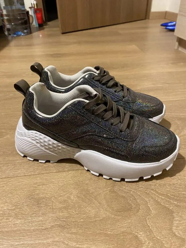 Sneakers Reserved EU 37 | Multicolor, Piele ecologică - Image 3