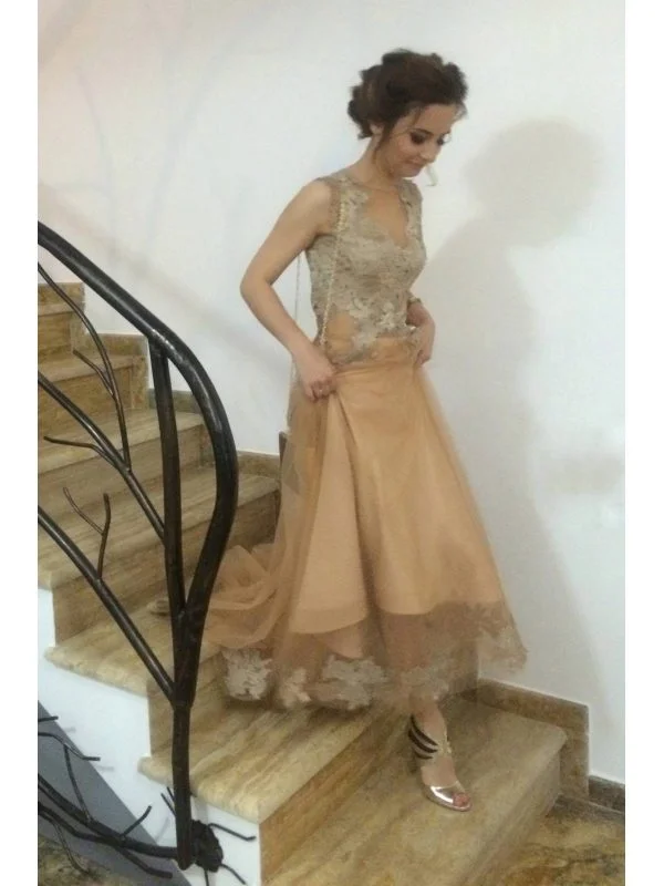 Rochie de seară IRINA ROSS ATELIER XS | Crem, Maxi, Pânză - Image 6