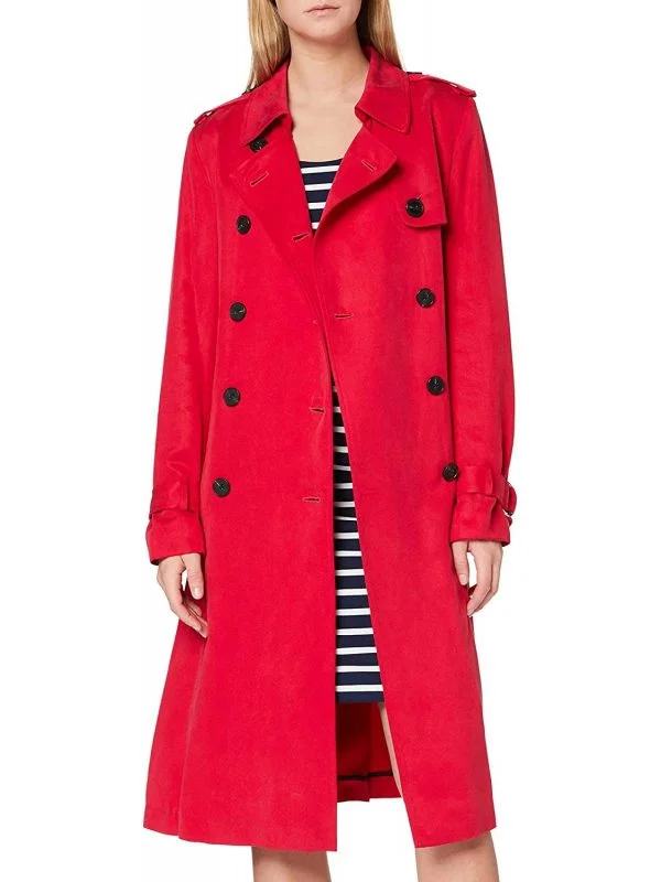 Trenci Tommy Hilfiger UK 6 | Roșu, Fără glugă