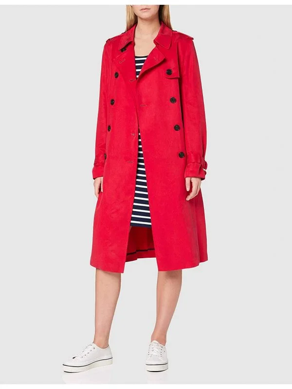 Trenci Tommy Hilfiger UK 6 | Roșu, Fără glugă - Image 3