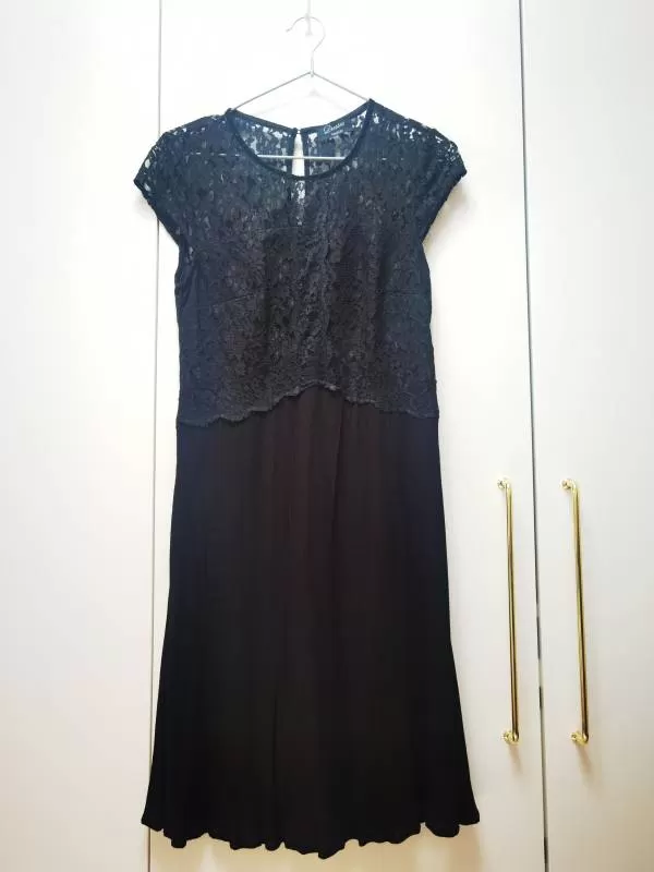 Rochie casual YESSICA EU 34 | Negru, Mini, Poliester - Image 2