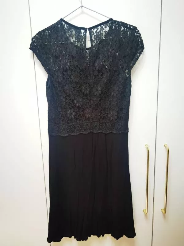 Rochie casual YESSICA EU 34 | Negru, Mini, Poliester - Image 3