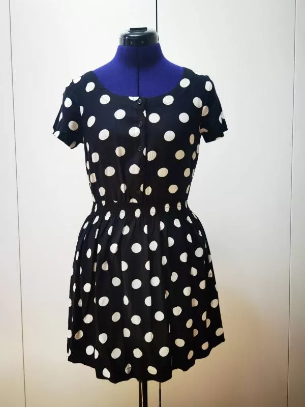 Rochie casual H&M EU 34 | Negru, Mini, Vâscoză - Image 2