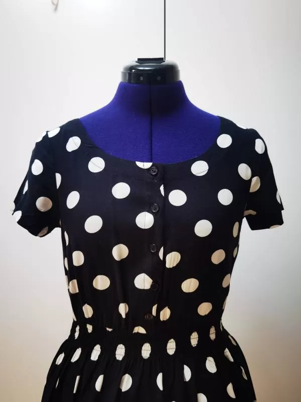 Rochie casual H&M EU 34 | Negru, Mini, Vâscoză - Image 3