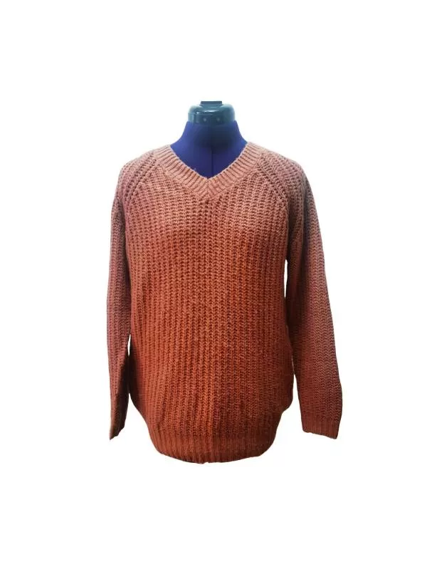 Pulover CROPP S | Cărămiziu, Normal, Regular fit, Acrilic