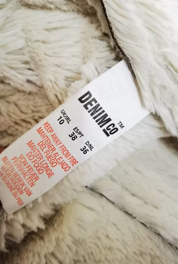 Vestă DENIM CO EU 38 | Maro, Fără glugă, Poliester - Image 7