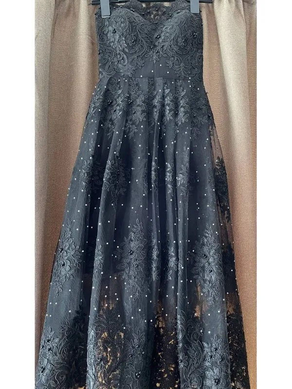 Rochie de seară BIANCA DRAGUSANU S | Negru, Midi - Image 2