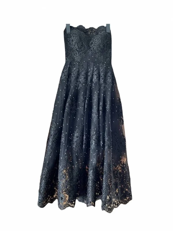 Rochie de seară BIANCA DRAGUSANU S | Negru, Midi