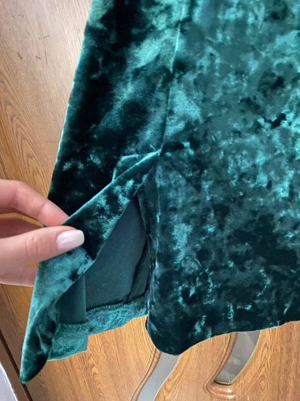 Rochie de seară ZOLA EU 38 | Verde, Mini - Image 2