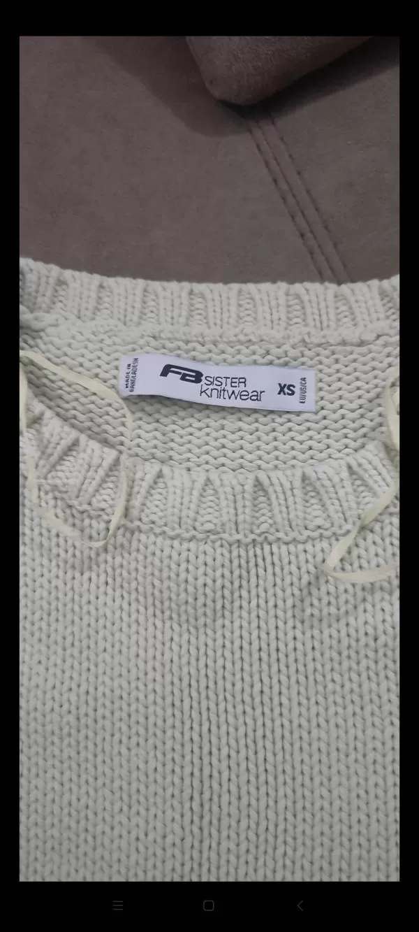 Vestă FB Sister XS | Verde mentă, Fără glugă, Bumbac - Image 3