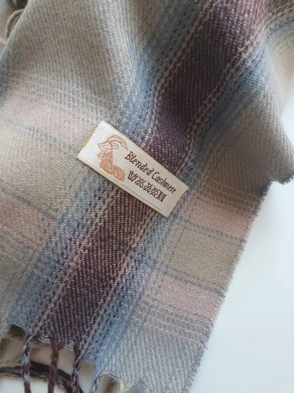 Fular BLENDED CASHMERE | Roz, Cașmir - Image 7