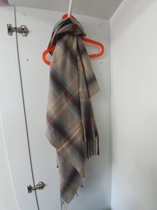 Fular BLENDED CASHMERE | Roz, Cașmir - Image 5