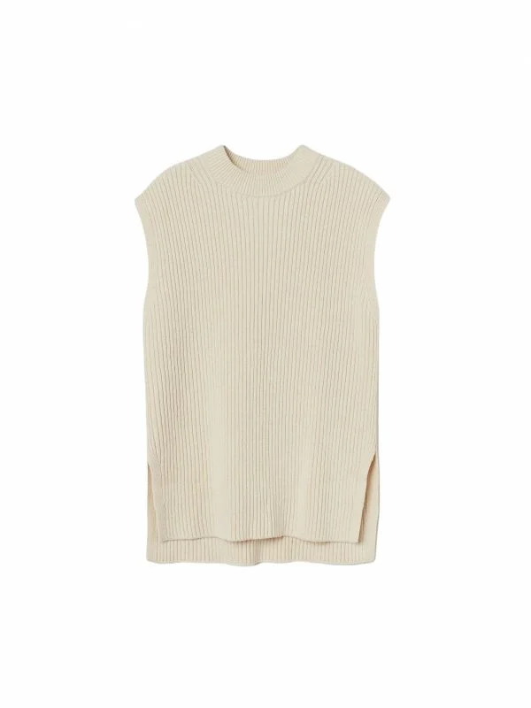 Vestă H&M M | Bej, Bumbac