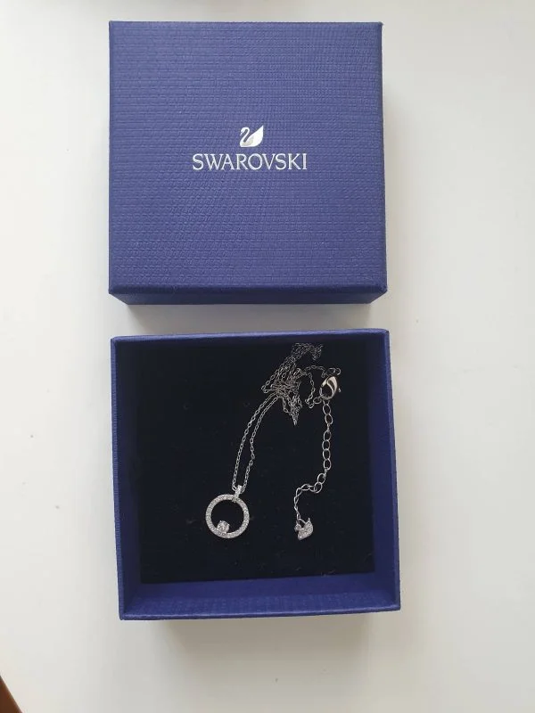Lănțișor Swarovski | Alb - Image 6