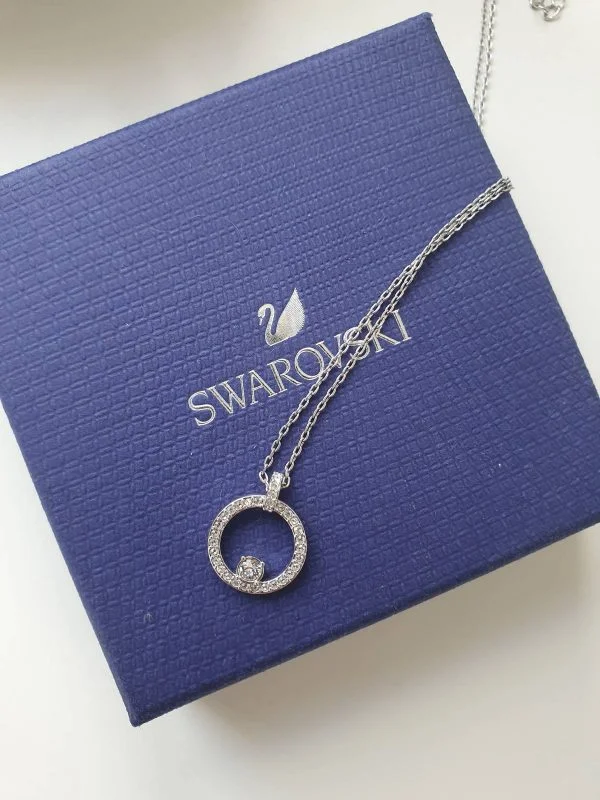 Lănțișor Swarovski | Alb - Image 7