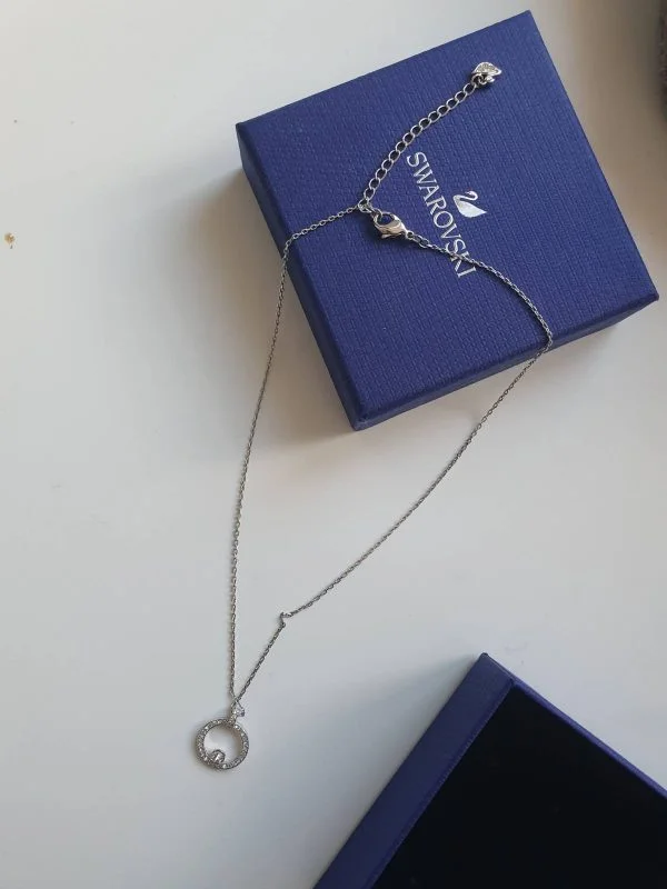 Lănțișor Swarovski | Alb - Image 8