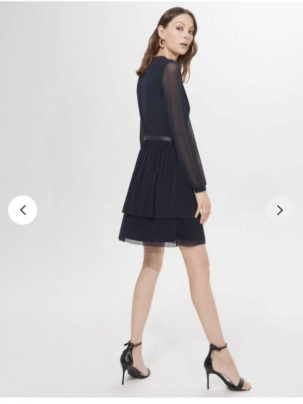 Rochie casual Mohito XS | Negru, Mini, Poliester - Image 3