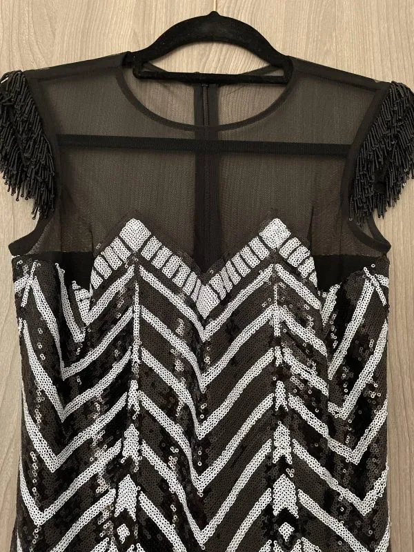 Rochie de seară Guess XS | Negru, Mini, Poliester - Image 4