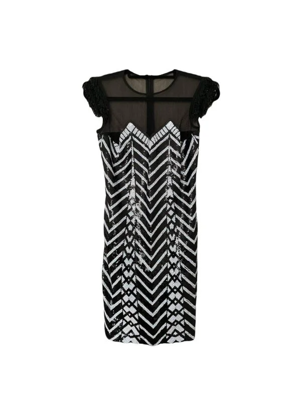 Rochie de seară Guess XS | Negru, Mini, Poliester