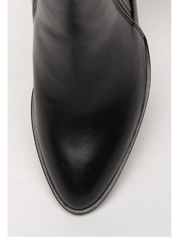 Ghete CLARKS EU 39 | Negru, Piele naturală - Image 4