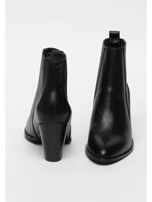 Ghete CLARKS EU 39 | Negru, Piele naturală - Image 2