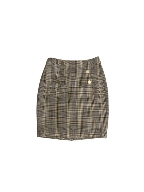 Fustă H&M EU 34 | Gri, Mini, Vâscoză