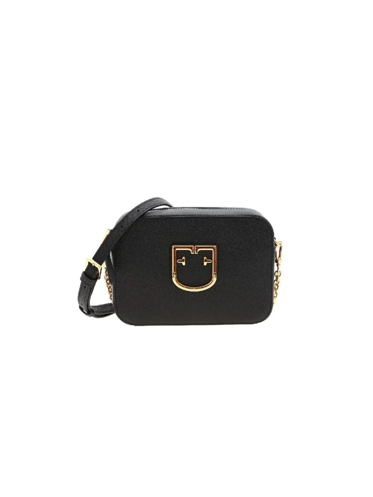 Geantă de umăr Furla | Negru, Piele naturală