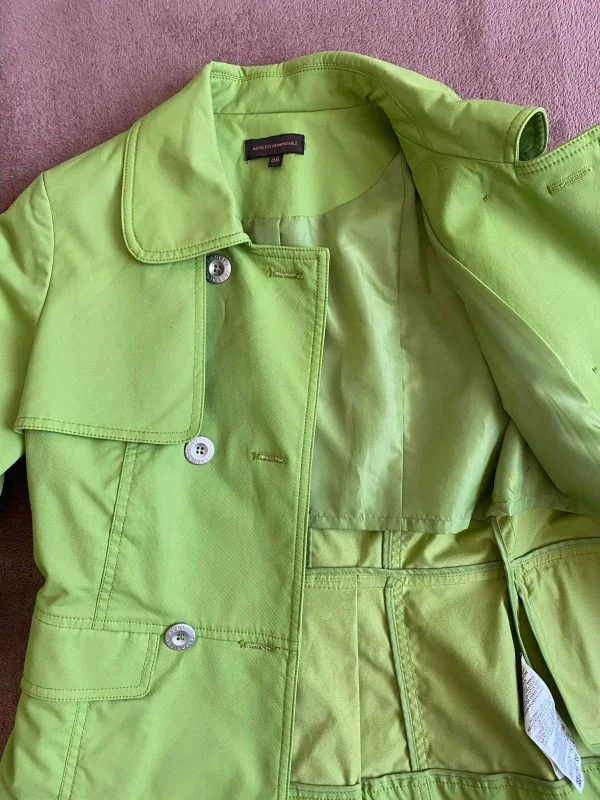 Trenci ADOLFO DOMINGUEZ EU 36 | Verde, Fără glugă, Poliamidă - Image 2