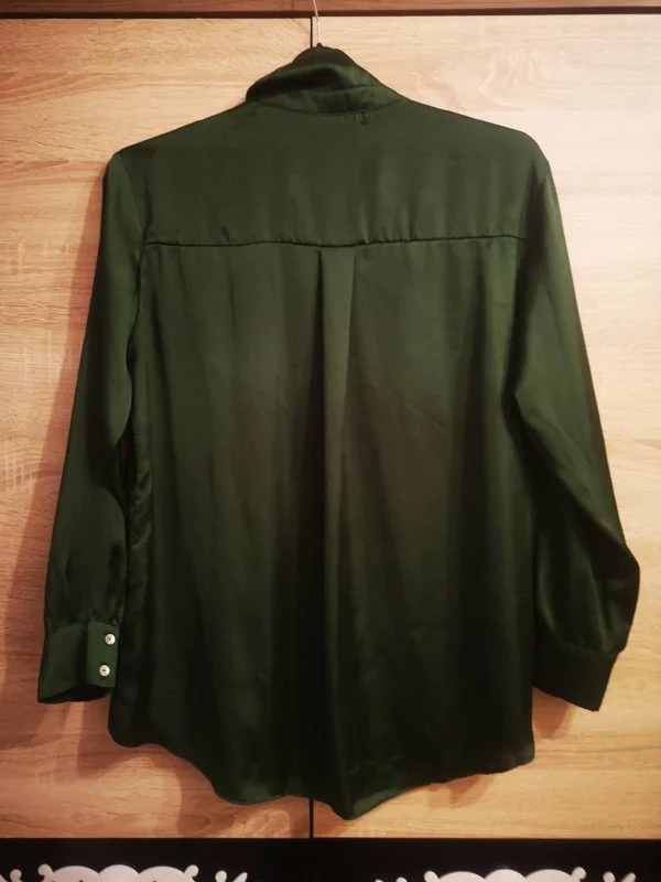 Cămașă Zara L | Khaki, Normal, Poliester - Image 3