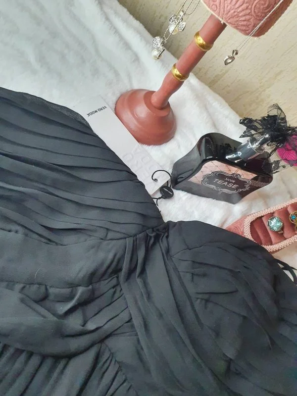 Rochie de seară Vero Moda L | Negru, Midi, Poliester - Image 5