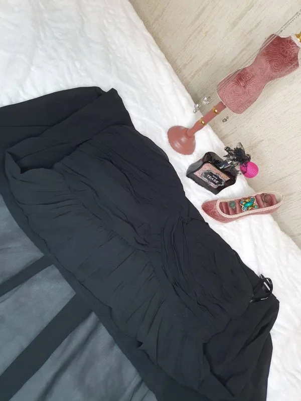 Rochie de seară Vero Moda L | Negru, Midi, Poliester - Image 4