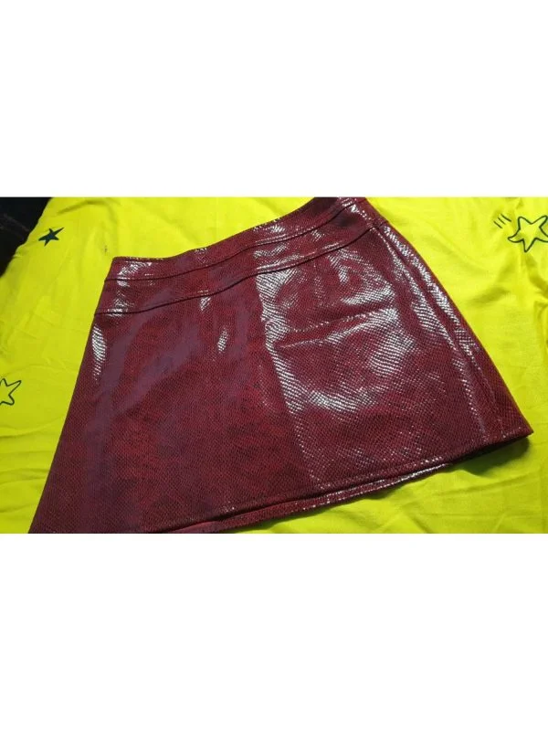 Fustă Zara M | Roșu, Mini, Poliester - Image 7