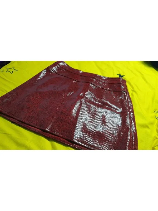 Fustă Zara M | Roșu, Mini, Poliester - Image 8