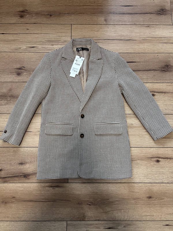 Sacou Zara XS | Crem, Normal, Bumbac - Image 5