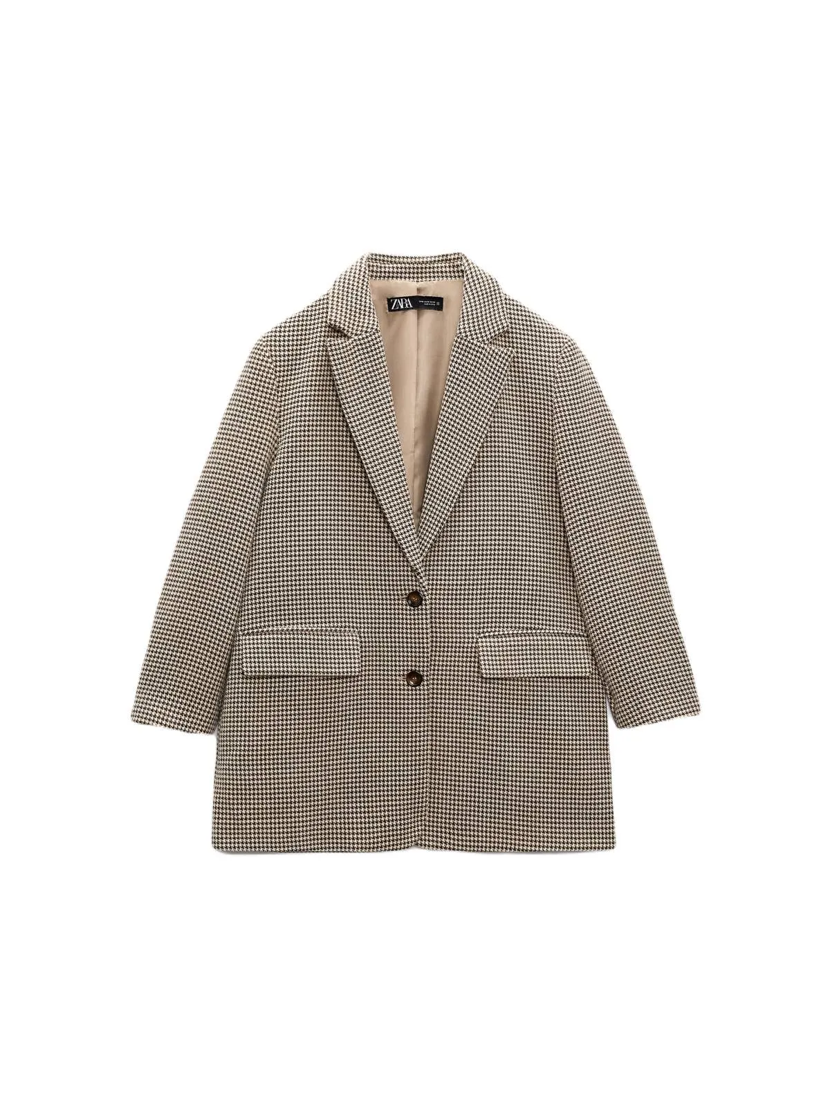 Sacou Zara XS | Crem, Normal, Bumbac