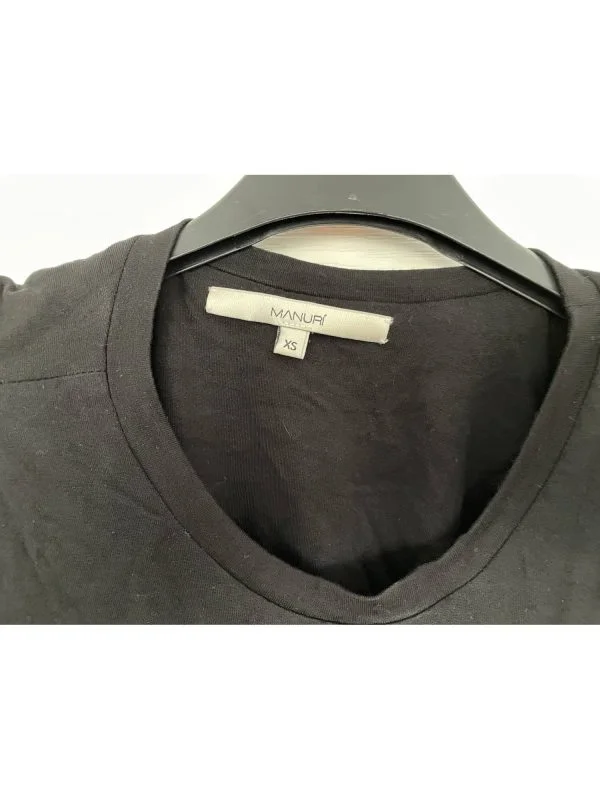 Rochie de seară MANURÍ XS | Negru, Mini, Vâscoză - Image 9