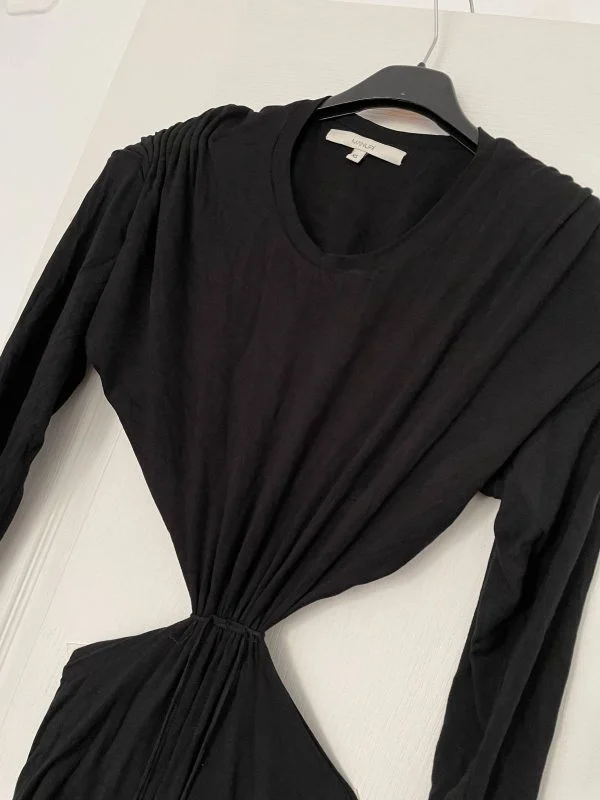 Rochie de seară MANURÍ XS | Negru, Mini, Vâscoză - Image 7