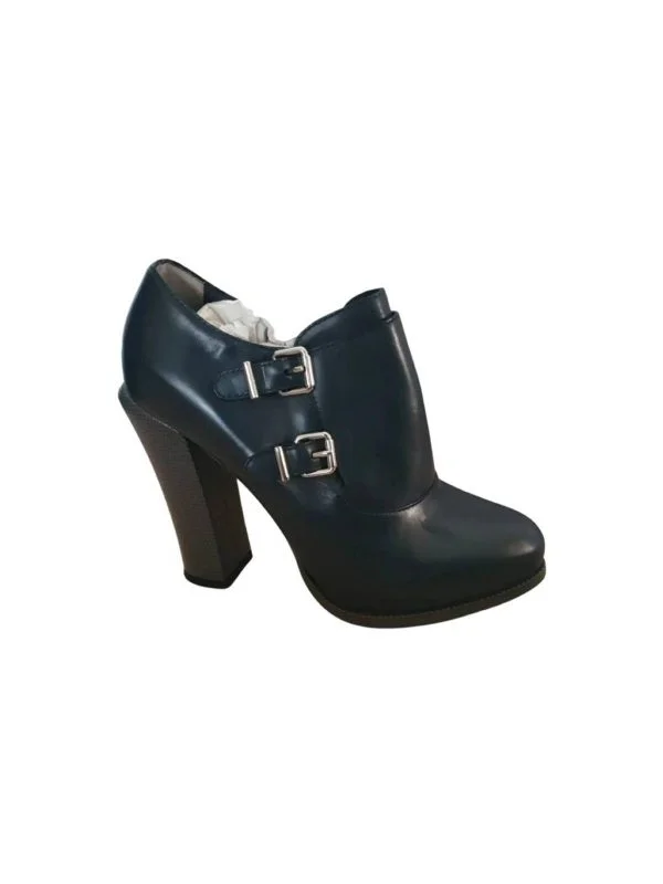 Ghete Fendi EU 39 | Albastru, Piele naturală