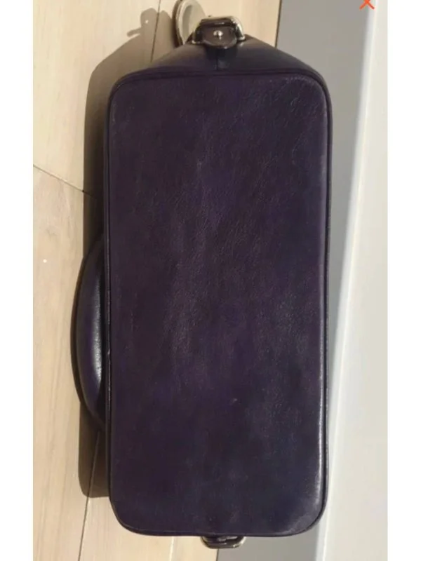Geantă de mână TOSCA BLU | Mov, Piele naturală - Image 4