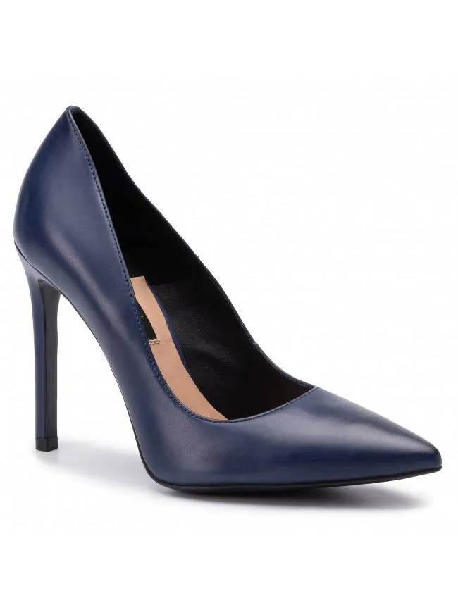 Pantofi cu toc înalt GINO ROSSI EU 37 | Albastru, Piele naturală - Image 3