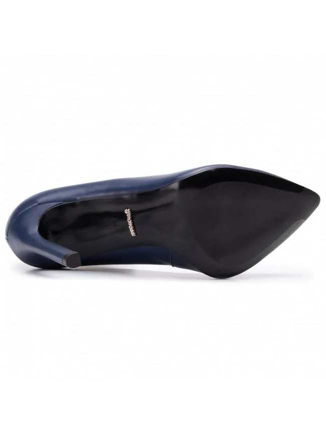 Pantofi cu toc înalt GINO ROSSI EU 37 | Albastru, Piele naturală - Image 4