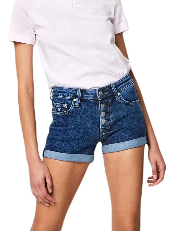 Blugi Calvin Klein S-M | Albastru, Scurți, Denim