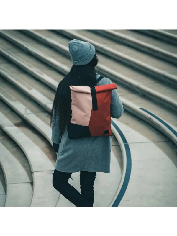 Rucsac JOHNNY URBAN | Roz, Nailon - Image 6